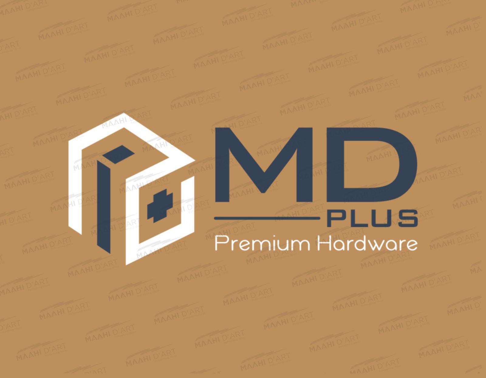 md-plus-premium-hardware-logo-design-maahi-d-art