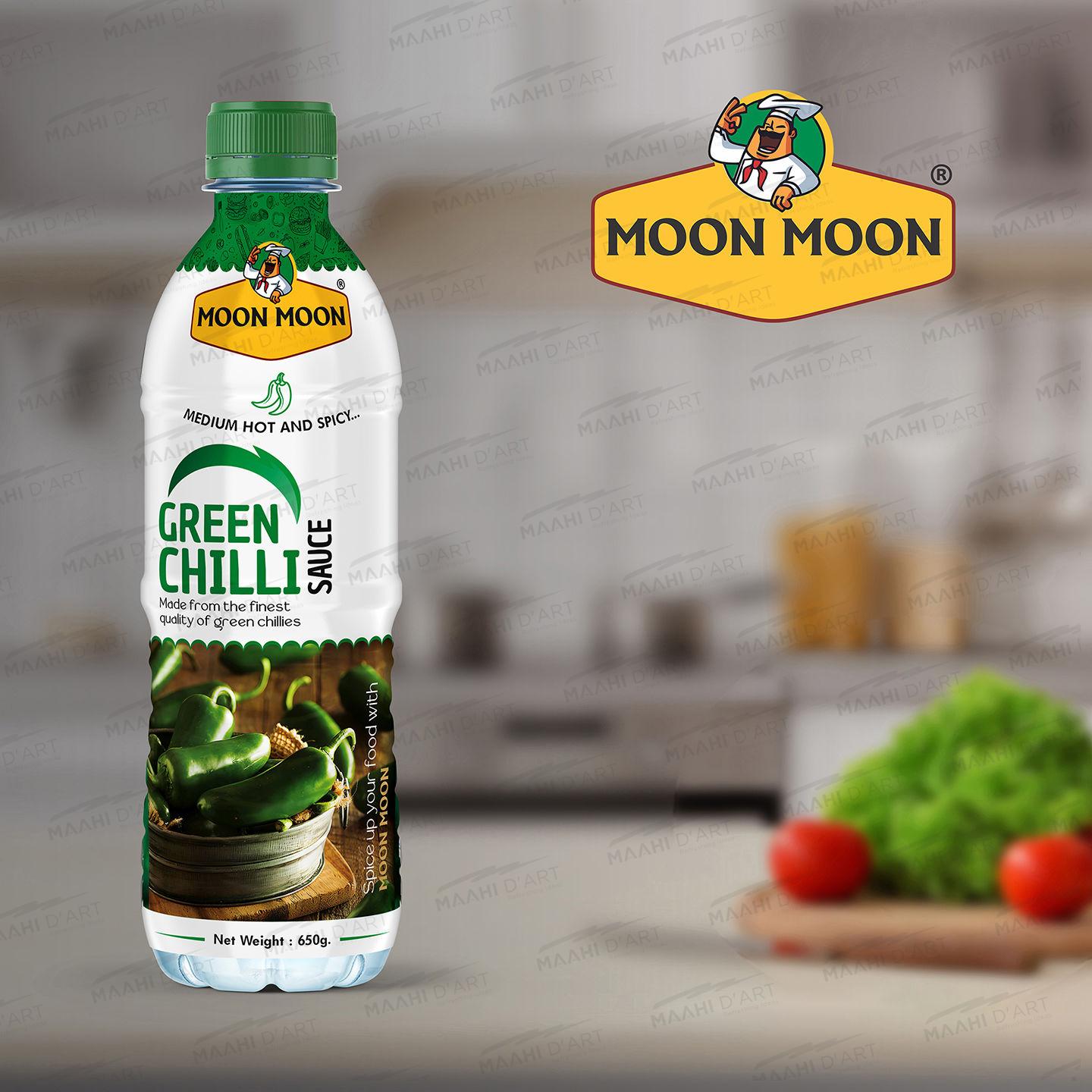 moon-moon-green-chilli-sauce-label-design-custom-graphics-service