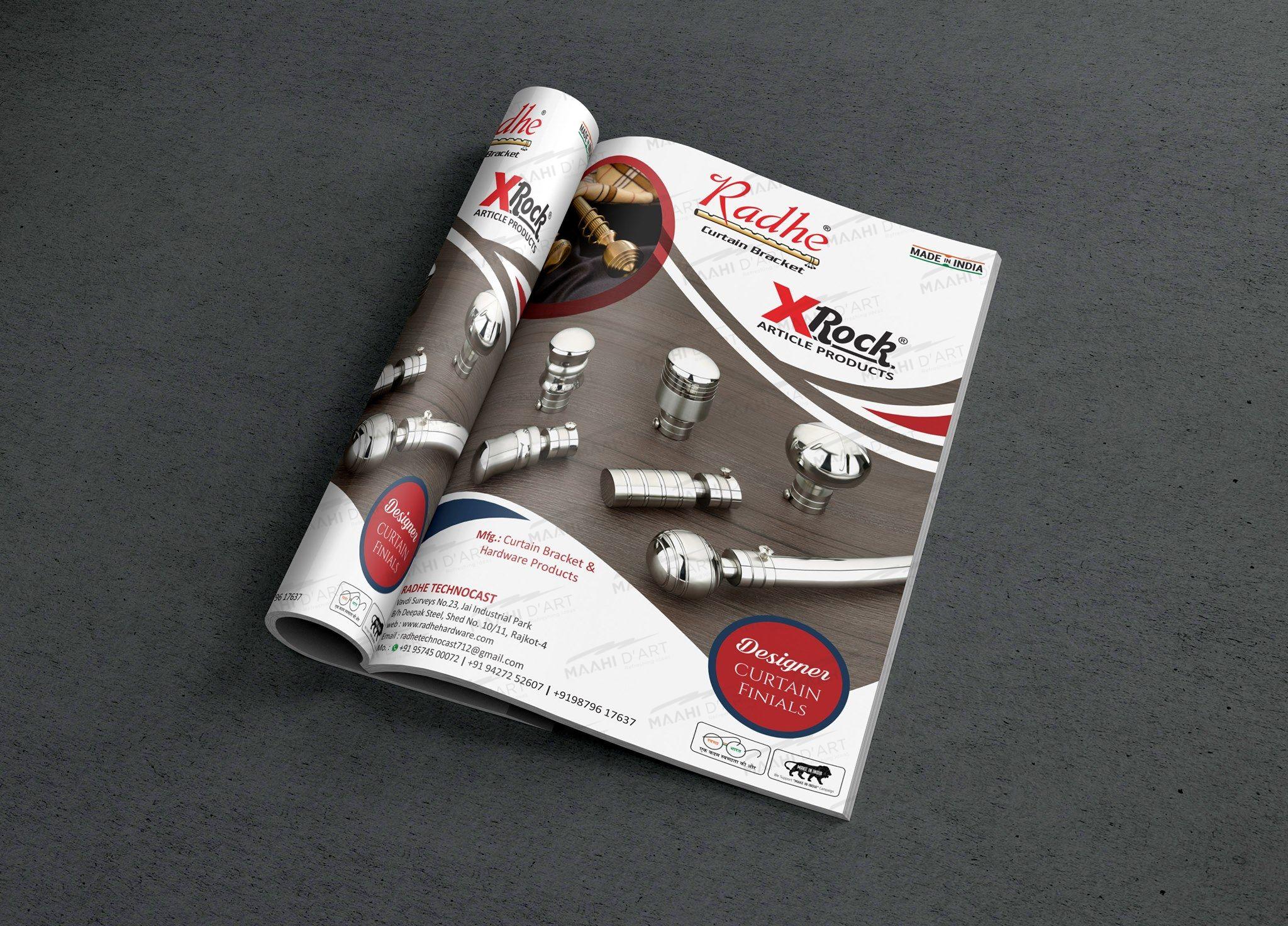 radhe-hardware-curtain-bracket-advertisement-design
