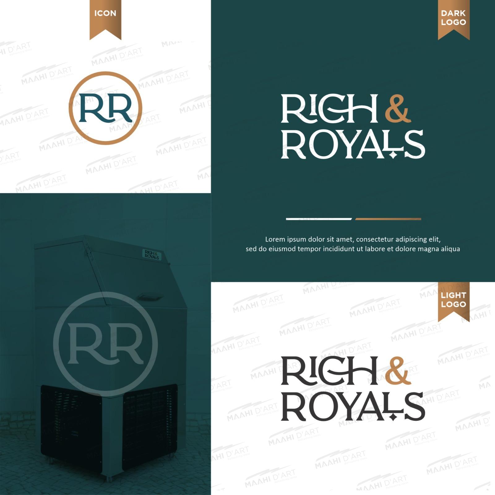 rich-and-royal-ice-cube-making-machine-logo-design-maahi-d-art
