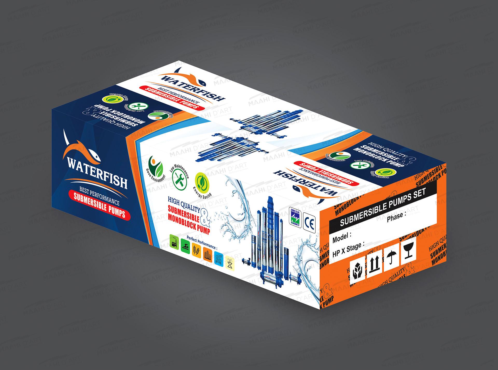 water-fish-submersible-pump-box-packaging-creative-graphics-design-service
